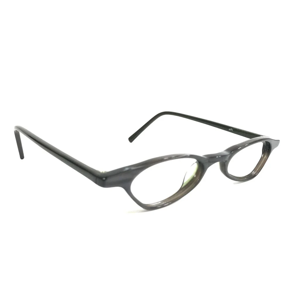 Ogi Petite Eyeglasses Frames 7033/142 Gray Green Oval Full Rim 42-19-140